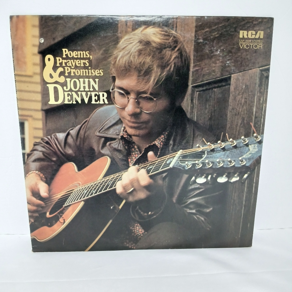 John Denver Poems Prayers & Promises 1971  Soft Vinyl Record LSP-4499 12" 33 rpm